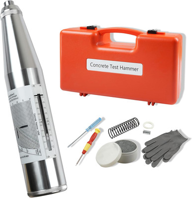 ZC3-A Concrete Rebound Tester Kit, Mechanical Schmidt Hammer with 10-60 Mpa (145