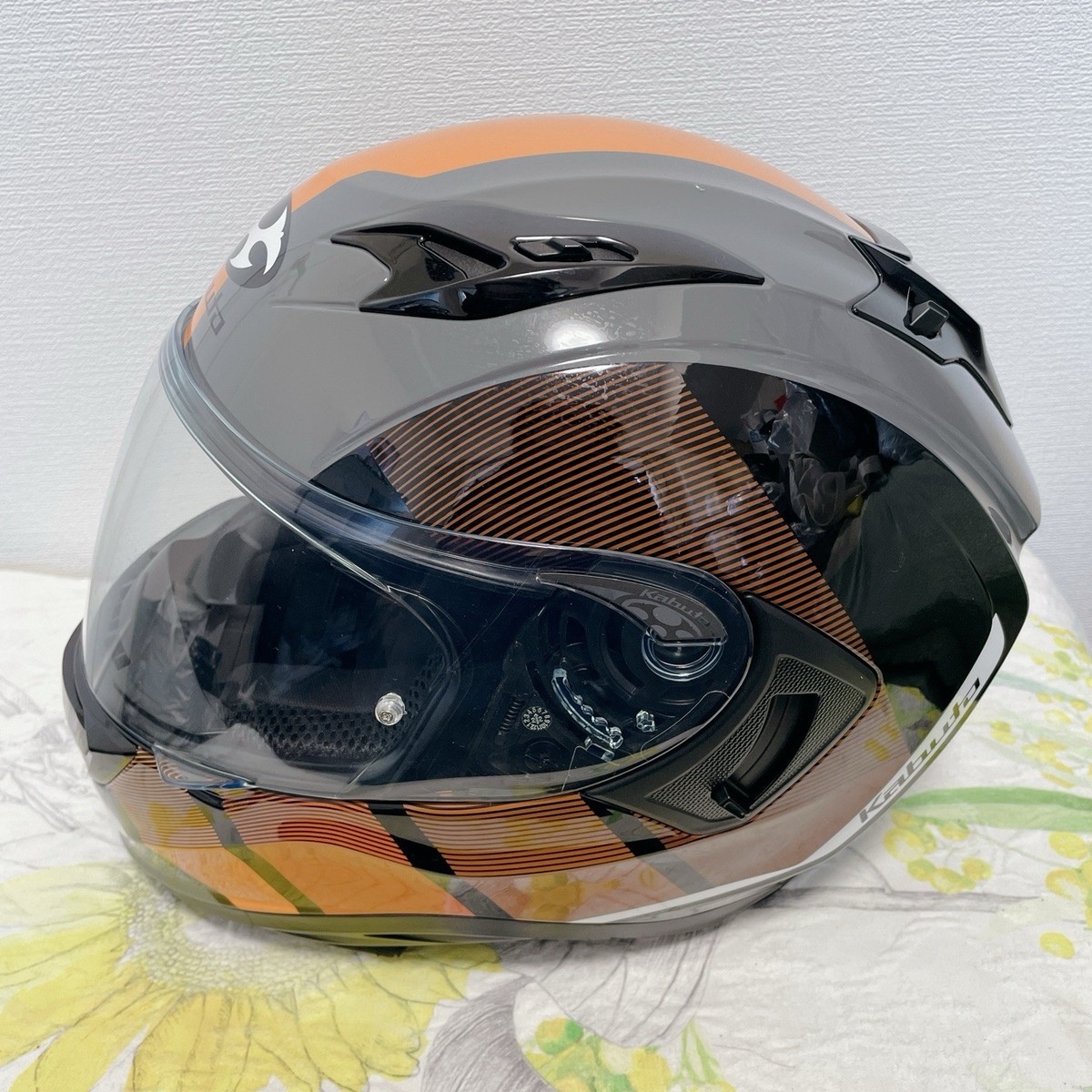 OGK Kabuto Japan HQ Full Face Helmet KAMUI 3 JM Black Orange Size