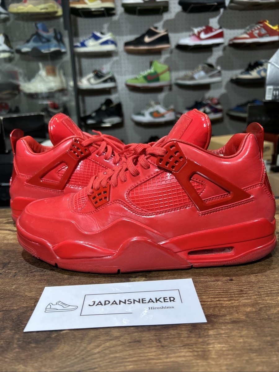 スニーカー Nike Air Jordan 4 Retro 11Lab4 Red Size 9.5 - Air Jordan 4 Retro 11Lab4 - Red 719864-600