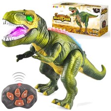 LED Walking Dinosaur Toy with Remote Control