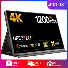 UPERFECT 16.0" 4K 2000:1 IPS Portable Monitor with HDMI Input Ultra Slim for PS6