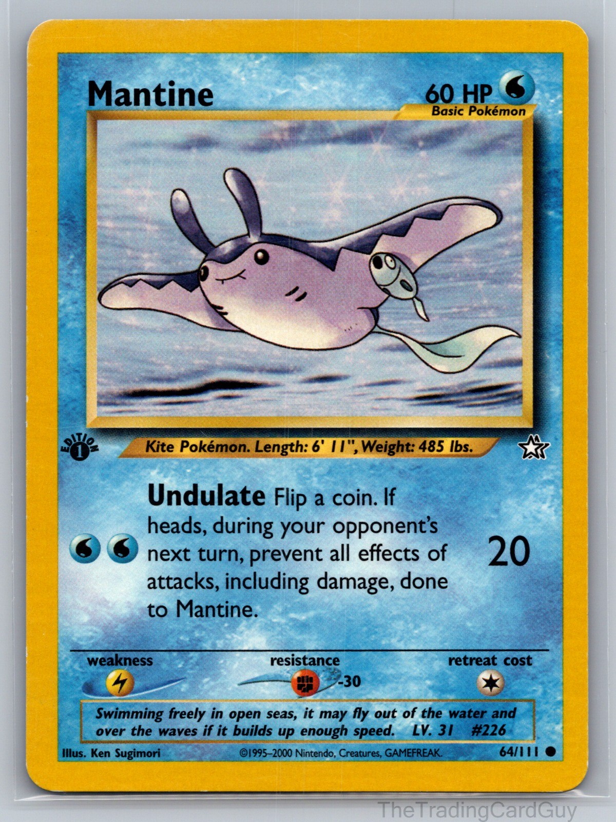 Mantine Common Neo Genesis 1st Edition 064/111 LP