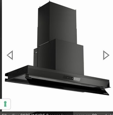 Cappa Filtrante da Incasso 90 cm Classe A Nero 3129.9.733.28 Inside 3 Silverline