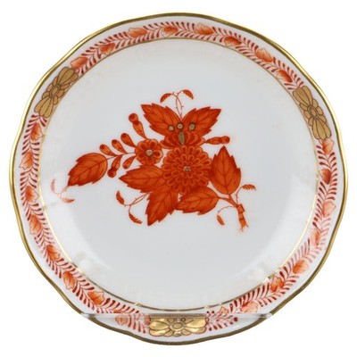 Teebeutelablage Modell 337 Herend Ungarn Apponyi orange