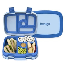 Kids Bento-Style 5-Compartment Leak-Proof Lunch Box - Ideal Portion Sizes for...
