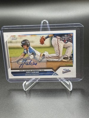 2023 Topps Pro Debut Jud Fabian #PD-17 Auto Orioles 