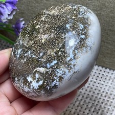Natural marine Jasper Ocean Stone raw stone rock polished Mineral Specimen 240g