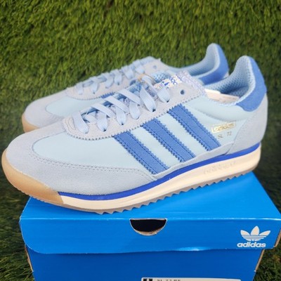Adidas SL 72 RS Mens 7.5, Womens 8.5 Sky Blue White Gum Sneaker OG Original