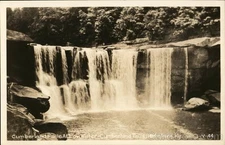 Corbin, Kentucky KY Cumberland Falls Low Water-Cumberland State Park RPPC