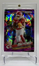 2025 Panini Prizm #126 Isiah Pacheco Purple Ice #/225