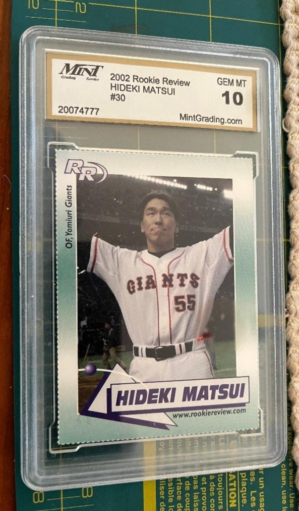 2002 Rookie Review Hideki Matsui/OF-YOMIURI GIANTS-GEM 10  *Card No. 30