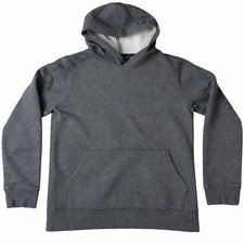 Under Armour Youth Large Hoodie Gray Fleece Pullover Kangaroo