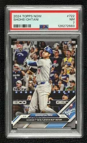 2024 Topps Now /653737 Shohei Ohtani #722 PSA 7