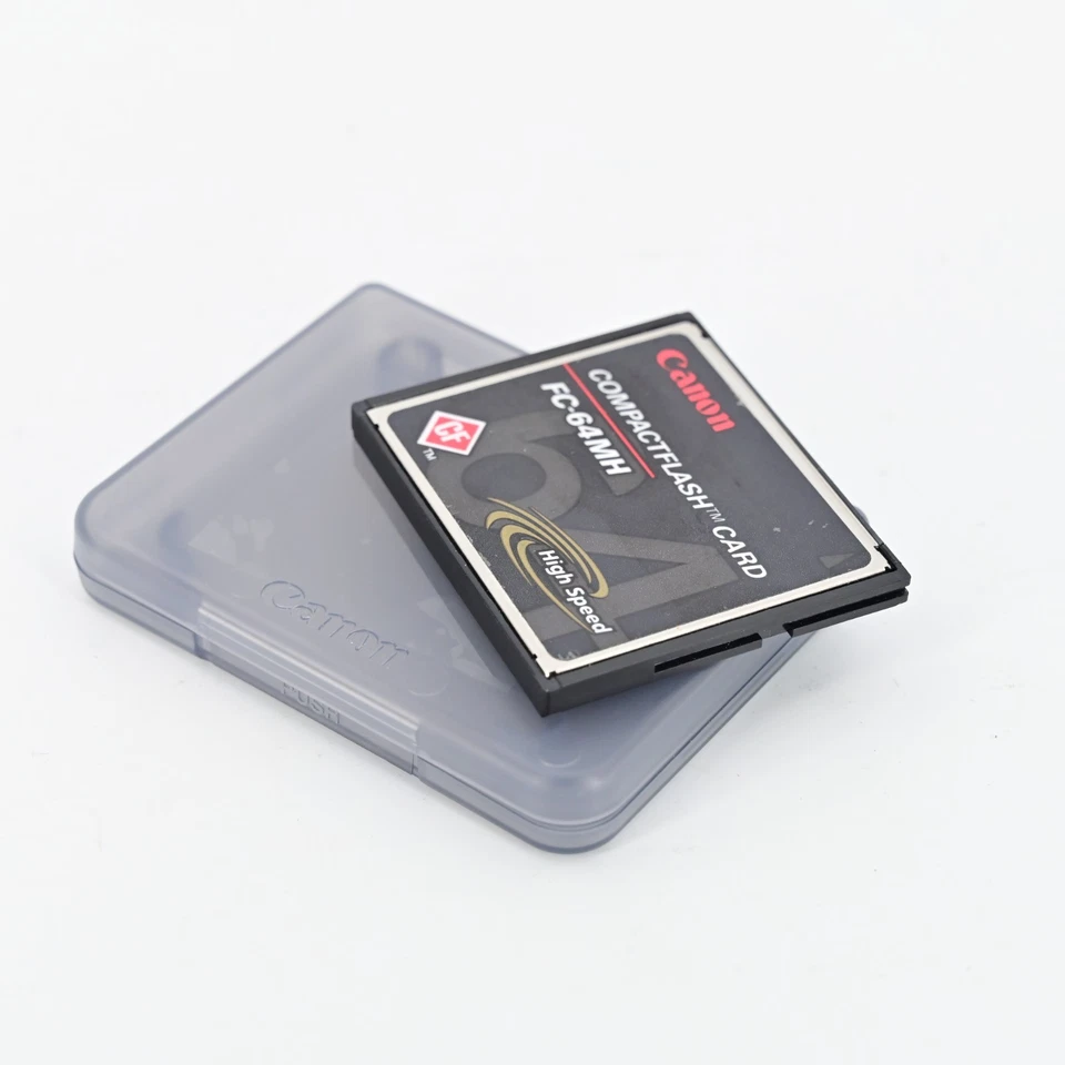 Canon FC-64MH CompactFlash CF Card 64MB High Speed w/ Canon Case - Image 2 of 4