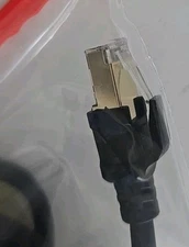 CAT7 Network Cable Copper Gold Plated SFTP Shielded Ethernet RJ45 Patch Cord lot