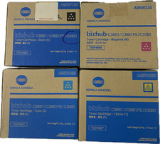 Konica-Minolta TNP49 TNP49K Black/ TNP49C Cyan/ TNP49Y Yellow/ TNP49M Magenta