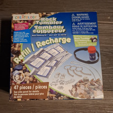 Creatology Rock Tumbler Refill Recharge Rock Polishing Kit, 47 Pieces