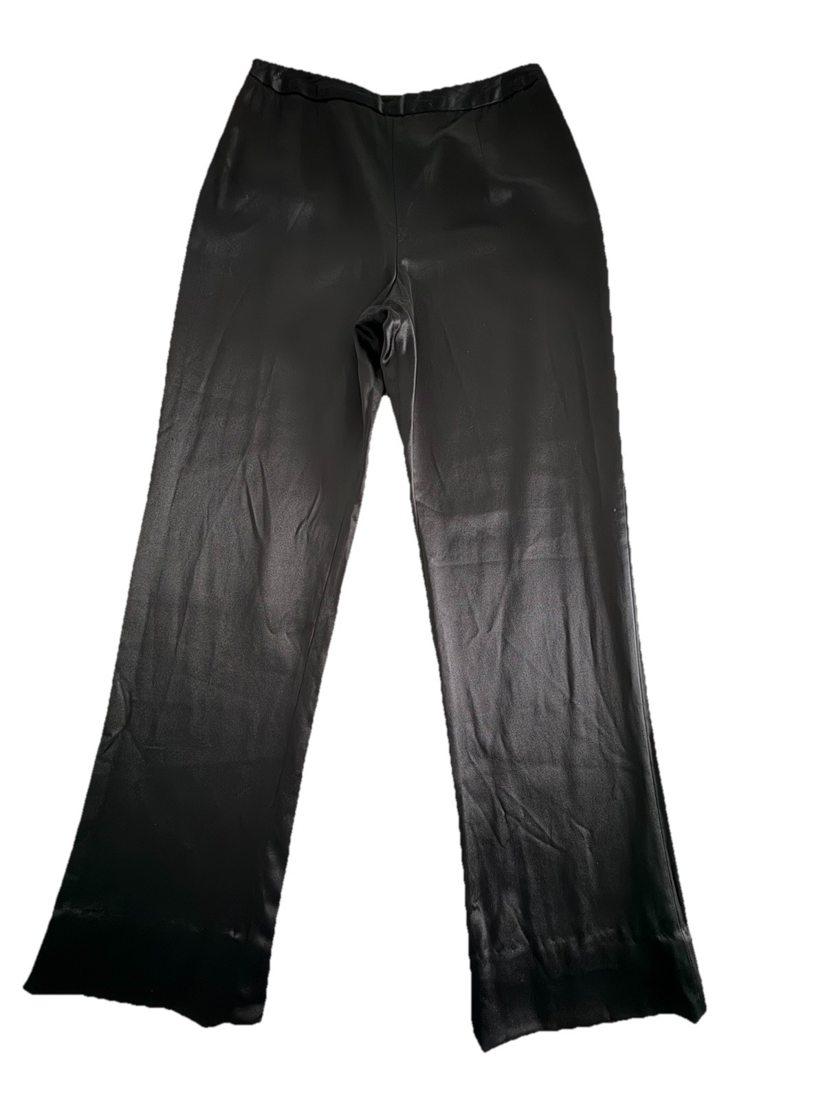 Vtg Giorgio Armani Black Label Wool Silk Trousers Pants Size 44 (US 8-10) Italy