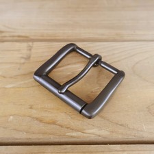 Solid Brass 70 Roller Buckle 1.5" - Gunmetal