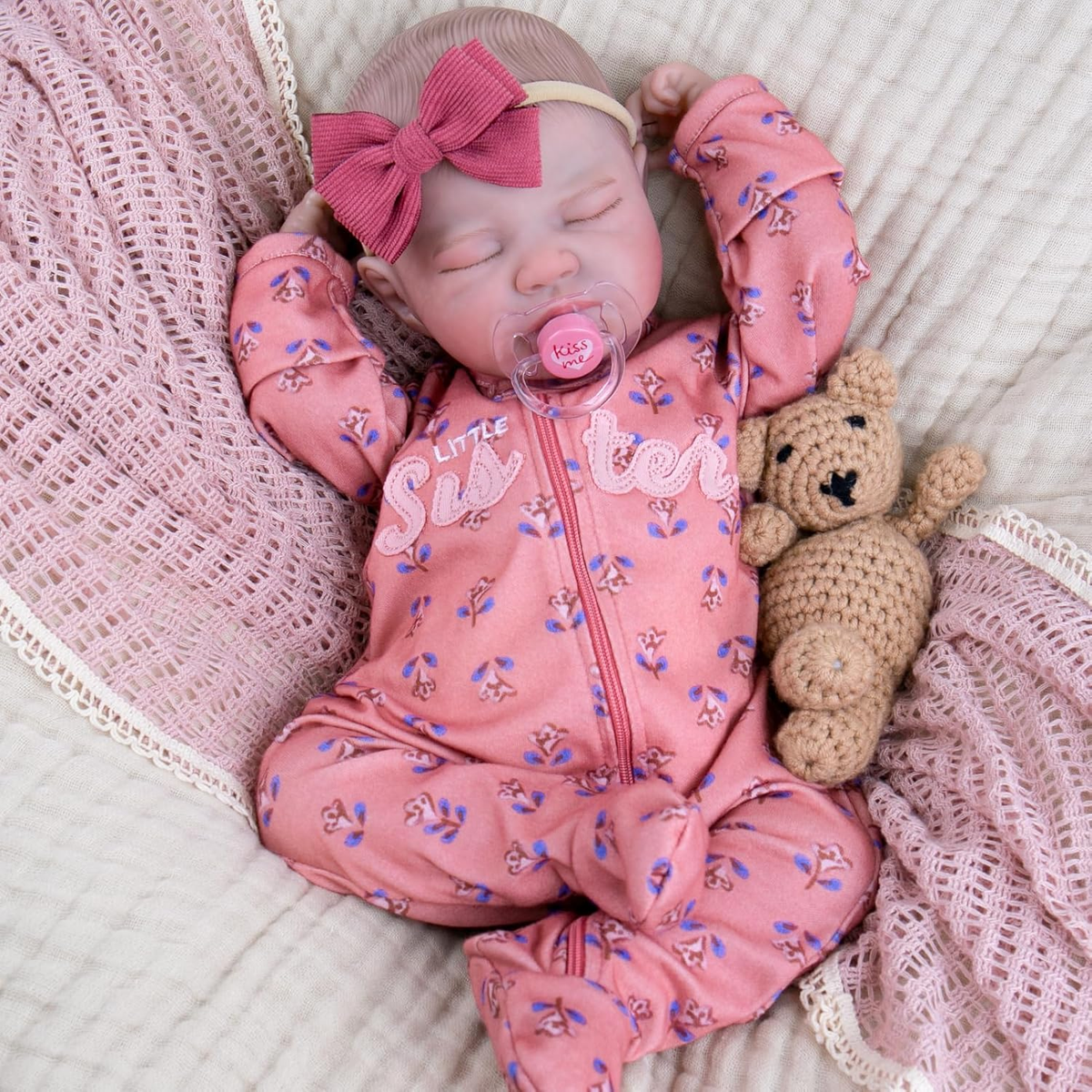 Lifelike Reborn Baby Dolls 20 Inch Ultra Realistic Sleeping Girl