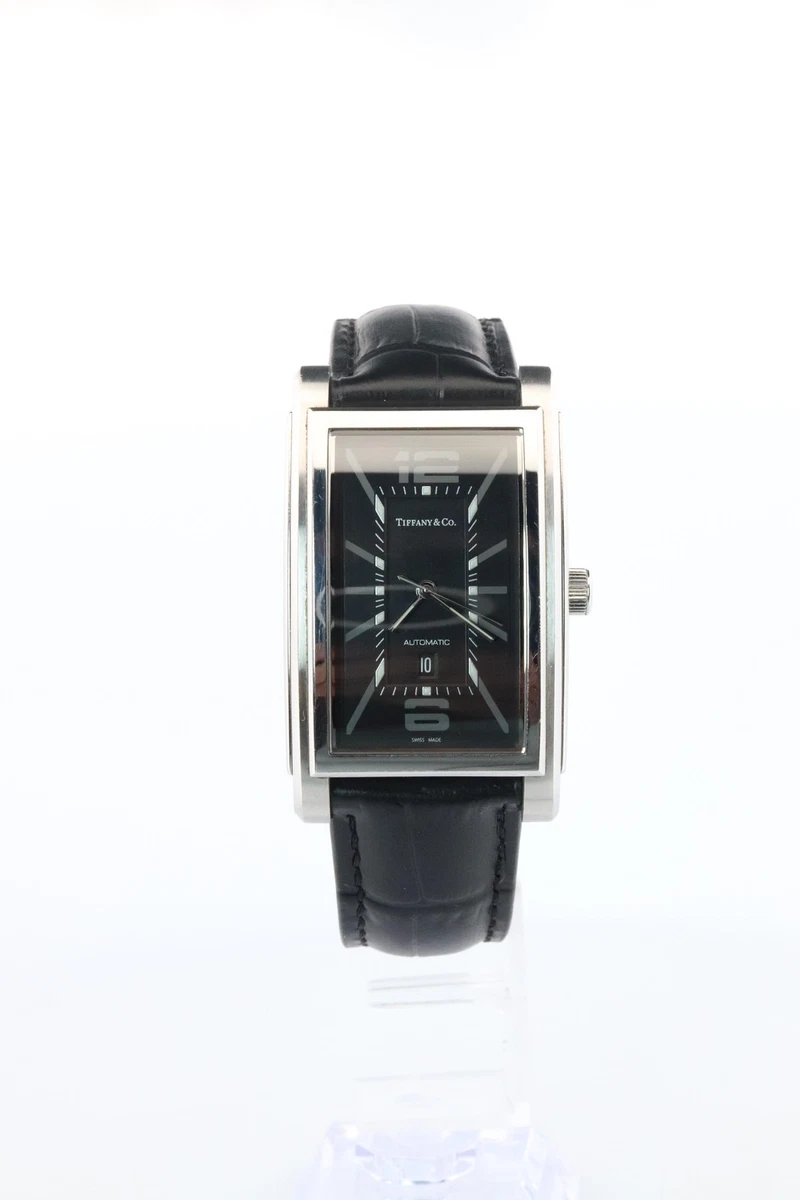 Tiffany & Co. Men Rectangle Wristwatches for sale | eBay display picture 2