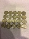 $10 Face Value 1943 Walking Liberty 90% Silver Half Dollar Roll of 20