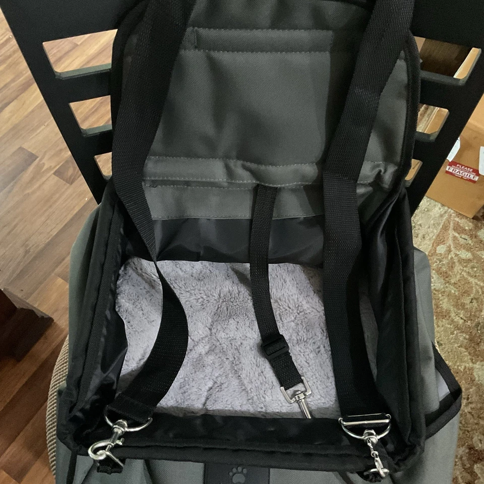 Top Paw 汽车加高座椅 适用于从未使用过的小狗,带手提箱 易于使用 — 第 4/4 张图片