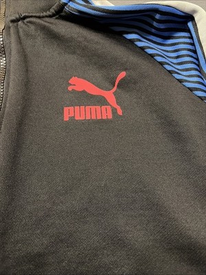 PUMA Iconic T7 Dazed Striped Full Zip Track Jacket Men's LG