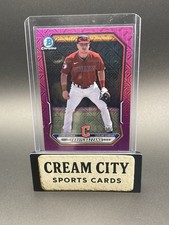 2026 Bowman Chrome Travis Bazzana #BCP-35 Purple Mojo Mega Box Refractor #/299