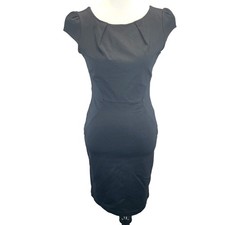 NWT Guess Women’s Size Med Jet Black Mini Pencil Dress “Mareen”