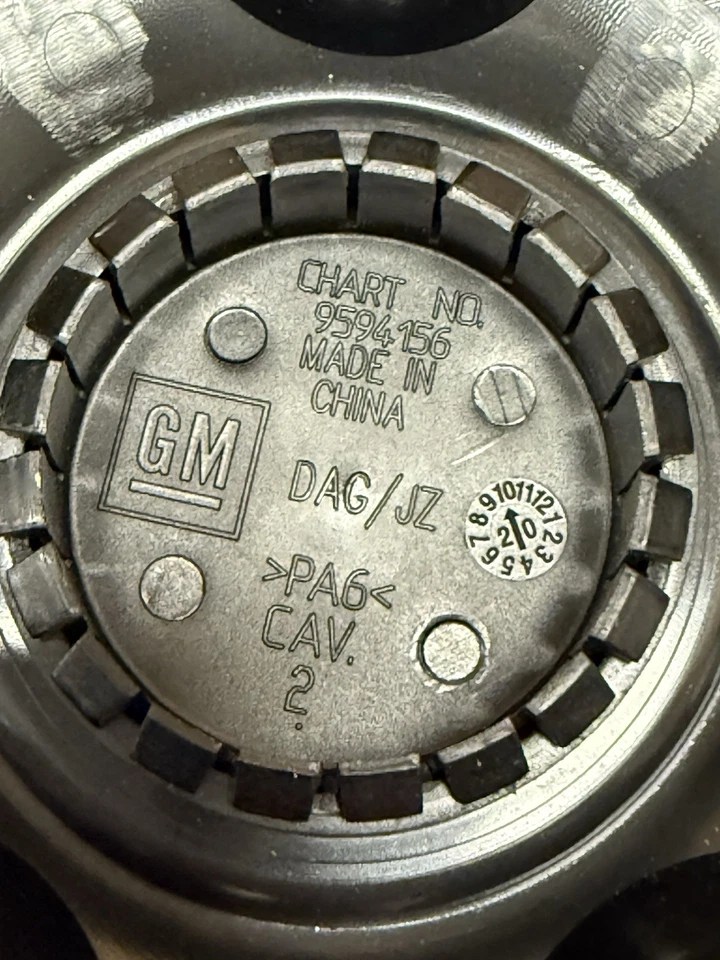 ONE BLACK WHEEL SKIN FOR 2018-2022 CHEVROLET EQUINOX 17" WITH OEM CENTER CAP - Image 3 of 4