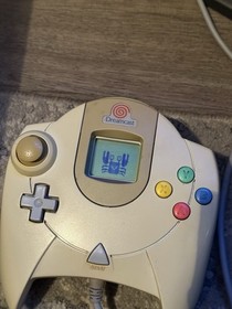 Sega Dreamcast Wired Controller OEM White/Gray, Tested Working