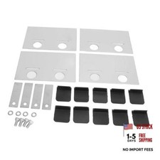 Oil Pan Baffle Plate Kit, Easy Installation Stainless Steel and Rubber Car Oil