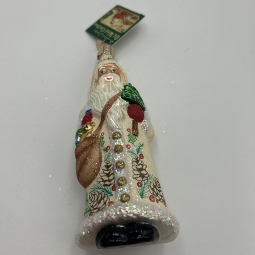 Old World Christmas Glistening Gift Giver Santa — Rare! HTF Retired NO ...