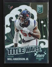 2024 Donruss Elite Title Waves Green Will Anderson Jr. #6 Houston Texans