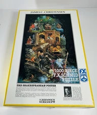 FX Schmid 1993 James Christensen The Shakespearean Poster 1000 pc Jigsaw Puzzle
