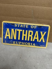 Ántrax - State Of Euphoria ULTRA RARO promoción imitación matrícula '88 Nuevo
