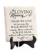 Sympathy Gifts for Loss of Loved One In Memory of Mother Father Plaque with W...