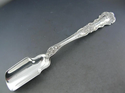 Rare Sterling GORHAM 7 3/4" Cheese Serving Scoop BUTTERCUP 1899