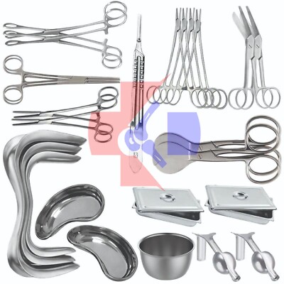 Normal Delivery Set gynecology physiology basic surgery set surgical set of 26