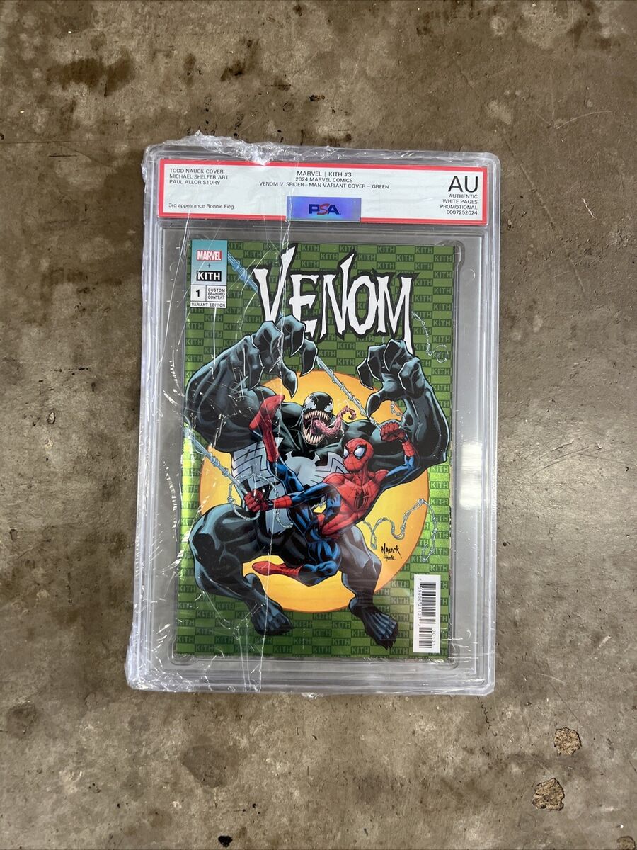 2024 SDCC Kith Marvel PSA Super Rare Green Venom Spider-Man 2024 SDCC Kith Marvel PSA Super Rare Green Venom Spider-Man