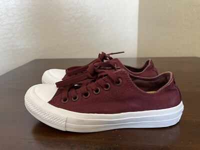 Converse Lunarlon II Low Women Sz Maroon Chuck Taylor All - Main Image