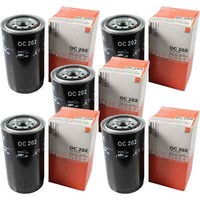 5X Mahle / Knecht ÖLfilter OC 202 Oil Filter