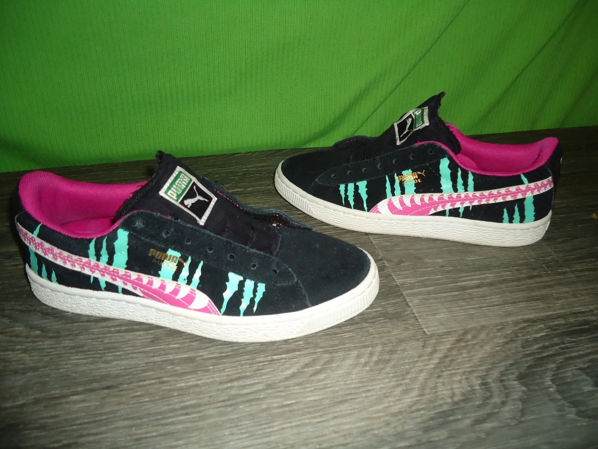 Puma suede teeth cheetah shoes size 6 usa mens