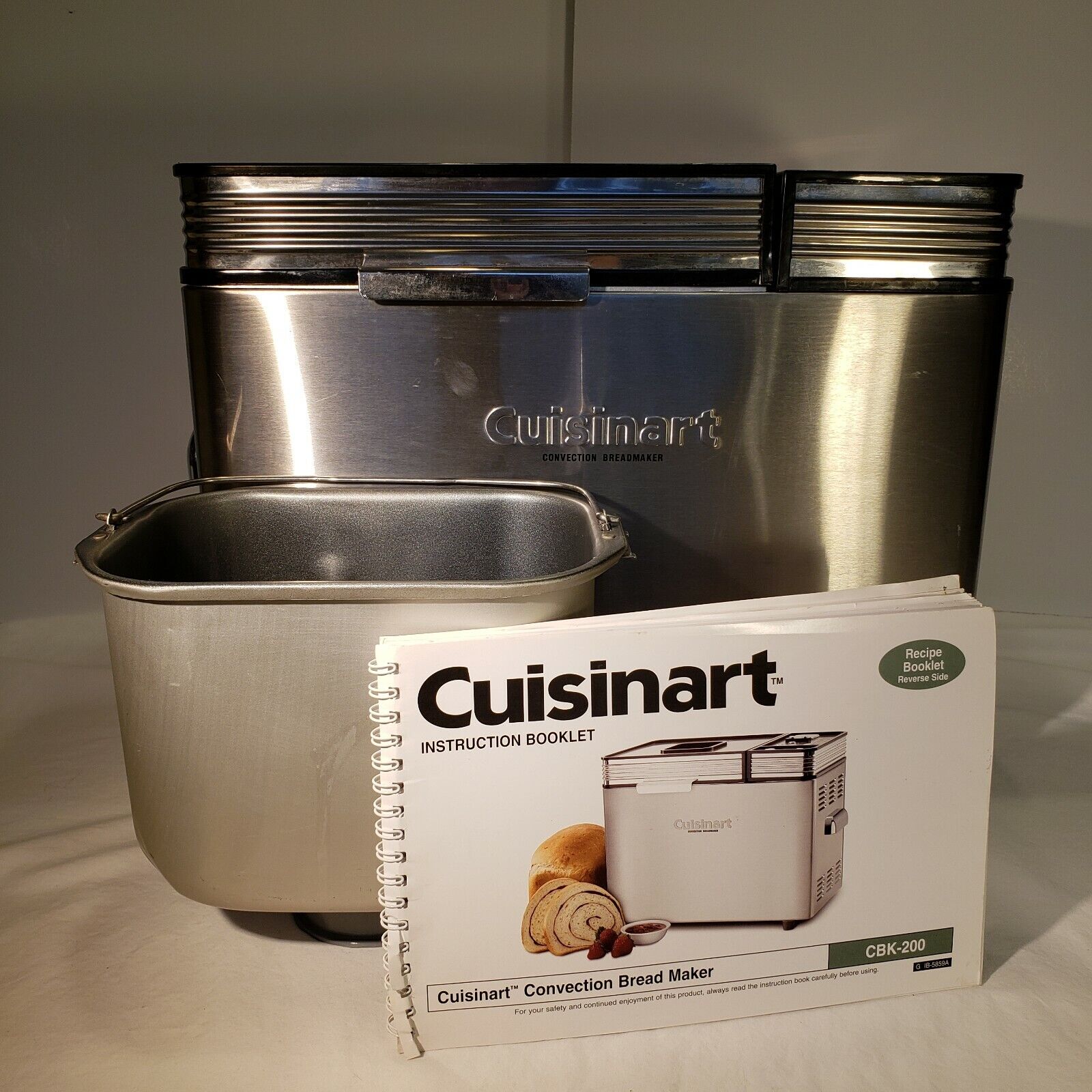  Instruction Manual for Cuisinart Bread Machine Manual (Model:  CBK-200) Reprint: Home & Kitchen