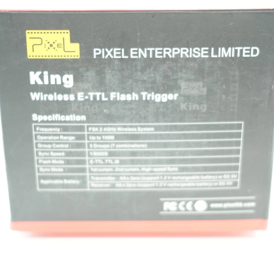 Pixel King Wireless E-TTL Flash Trigger Set for Canon - Image 3 of 4