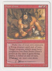 Stone Giant Revised Edition MTG