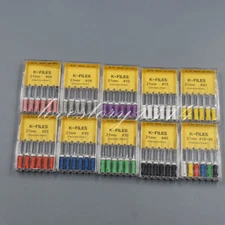 Dental Endo Stainless Steel Root Canal Hand Use K-Files Reamers 21/25/31mm