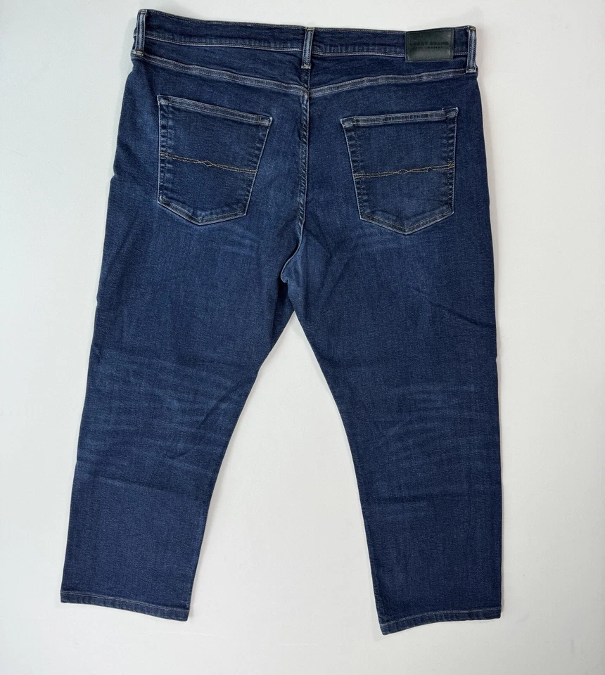 Lucky Brand 410 Jeans Mens 40x32 (40x27) Athletic Slim Blue Denim Pants Flex - Image 2 of 4