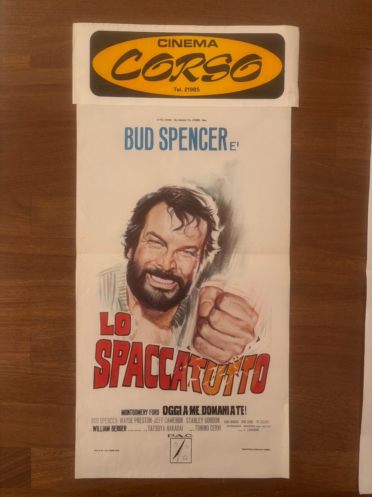 Locandina originale film Oggi a me... domani a te! (1968) - Regia di Tonino Cervi